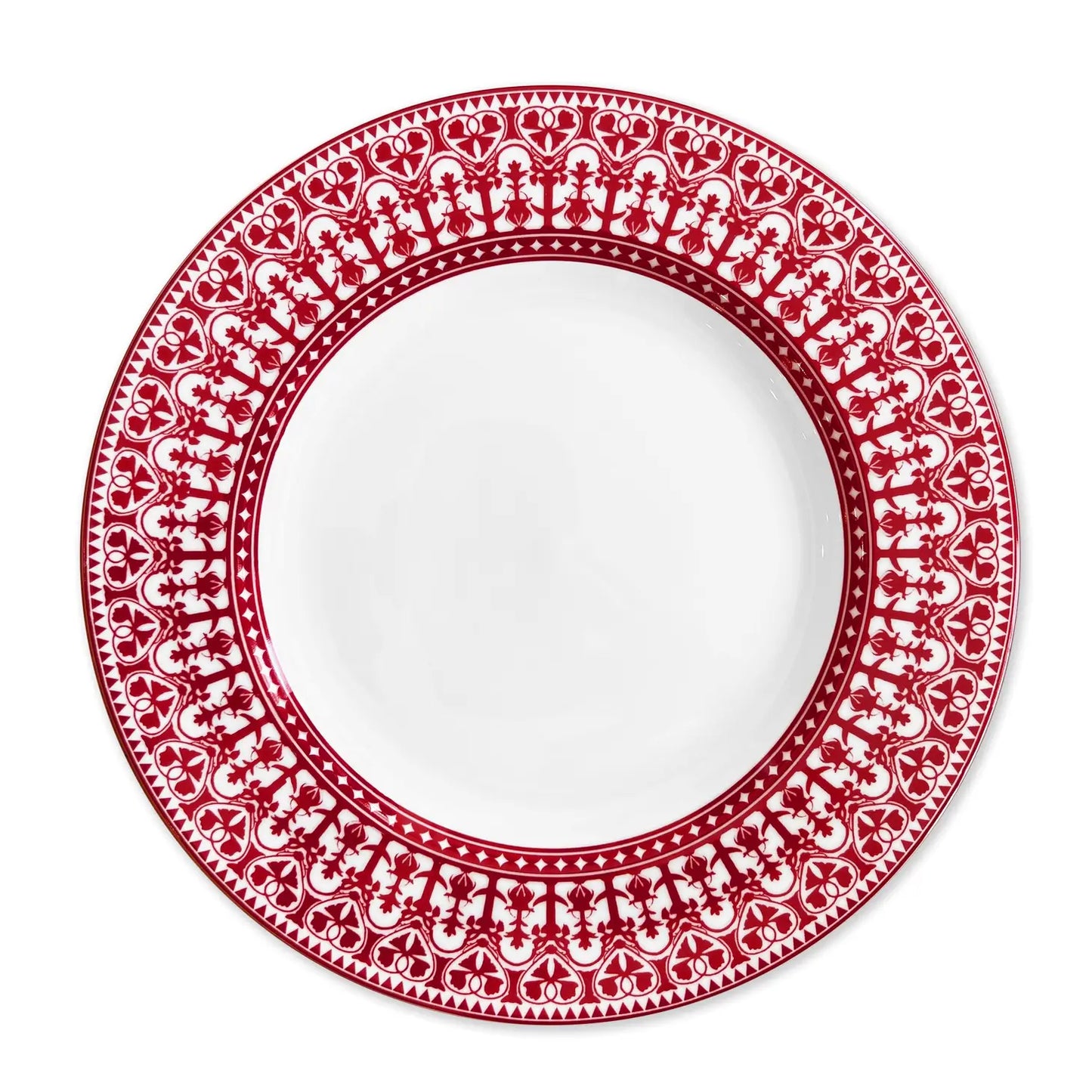 Casablanca Rimmed Dinner Plate Set of 4