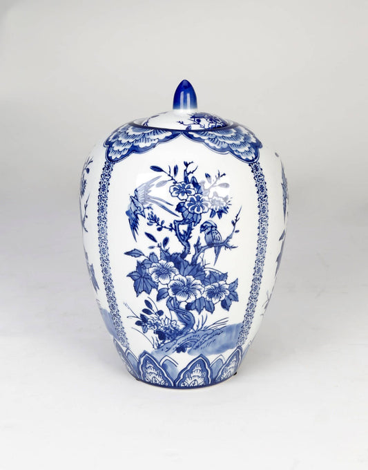 Blue and White Ginger Jar