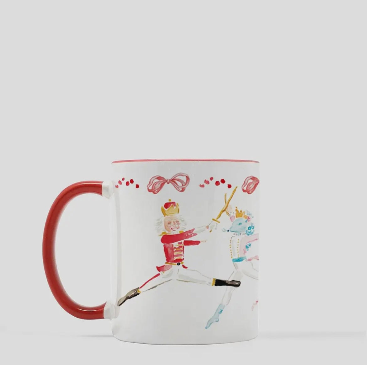 Classic Nutcracker Watercolor Mug Set of 2