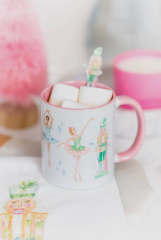 Nutcracker Watercolor Mug Set of 2