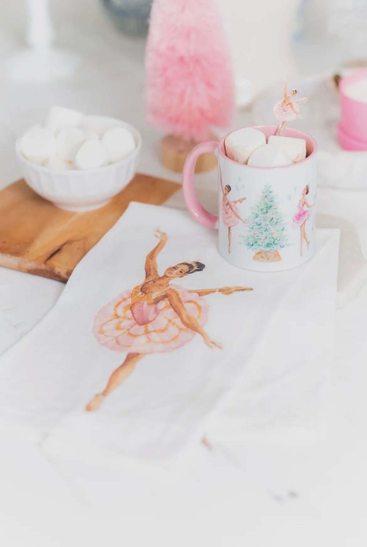 Nutcracker Watercolor Mug Set of 2