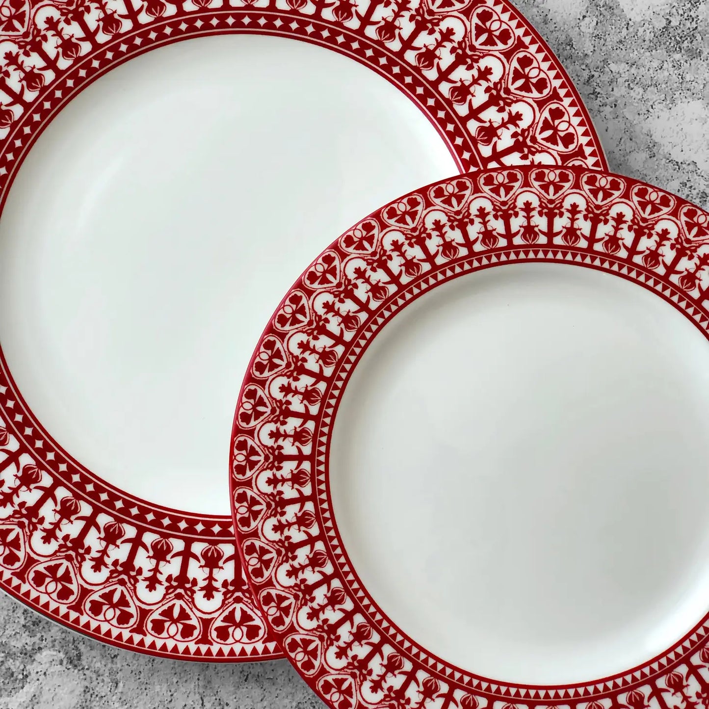 Casablanca Rimmed Dinner Plate Set of 4